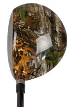 Picture of Realtree 3 wood at address